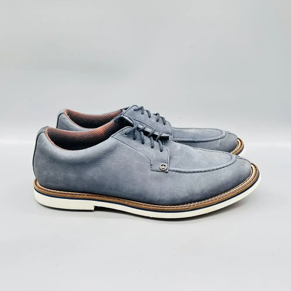 G/FORE Shoes Mens 11 Blue Leather Spikeless Golf Athletic Sneakers Comfort
